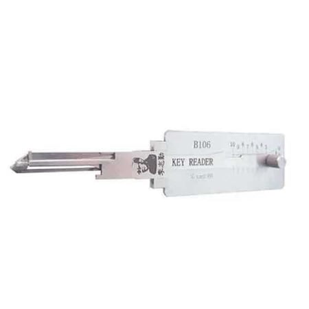 Original Lishi ORIGINAL LISHI: B106 / B107 GM (Non-Warded) Key Reader OLS-B106-B107-AG-READER